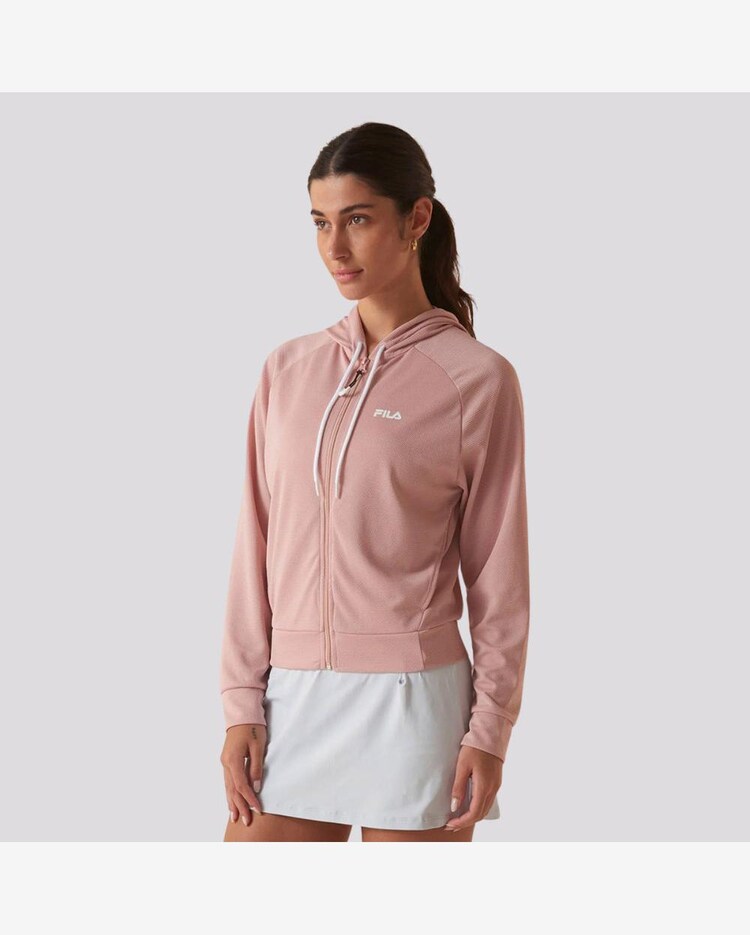 Riachuelo Moletom Fila Flow II Feminino Rosa
