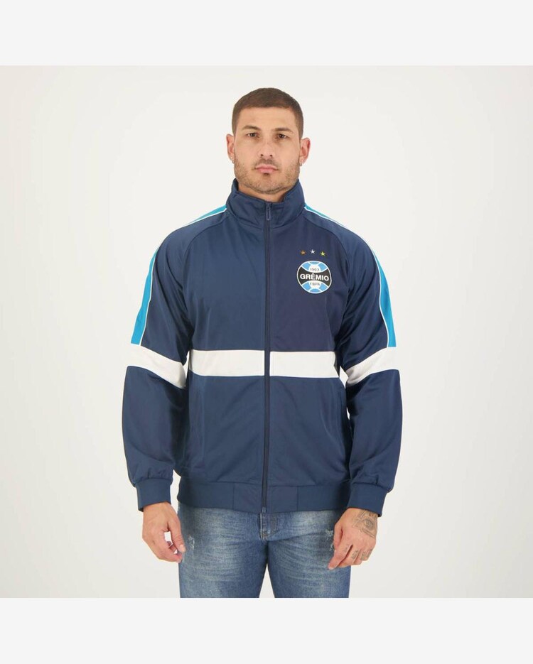 Jaqueta Grêmio Trilobal Azul