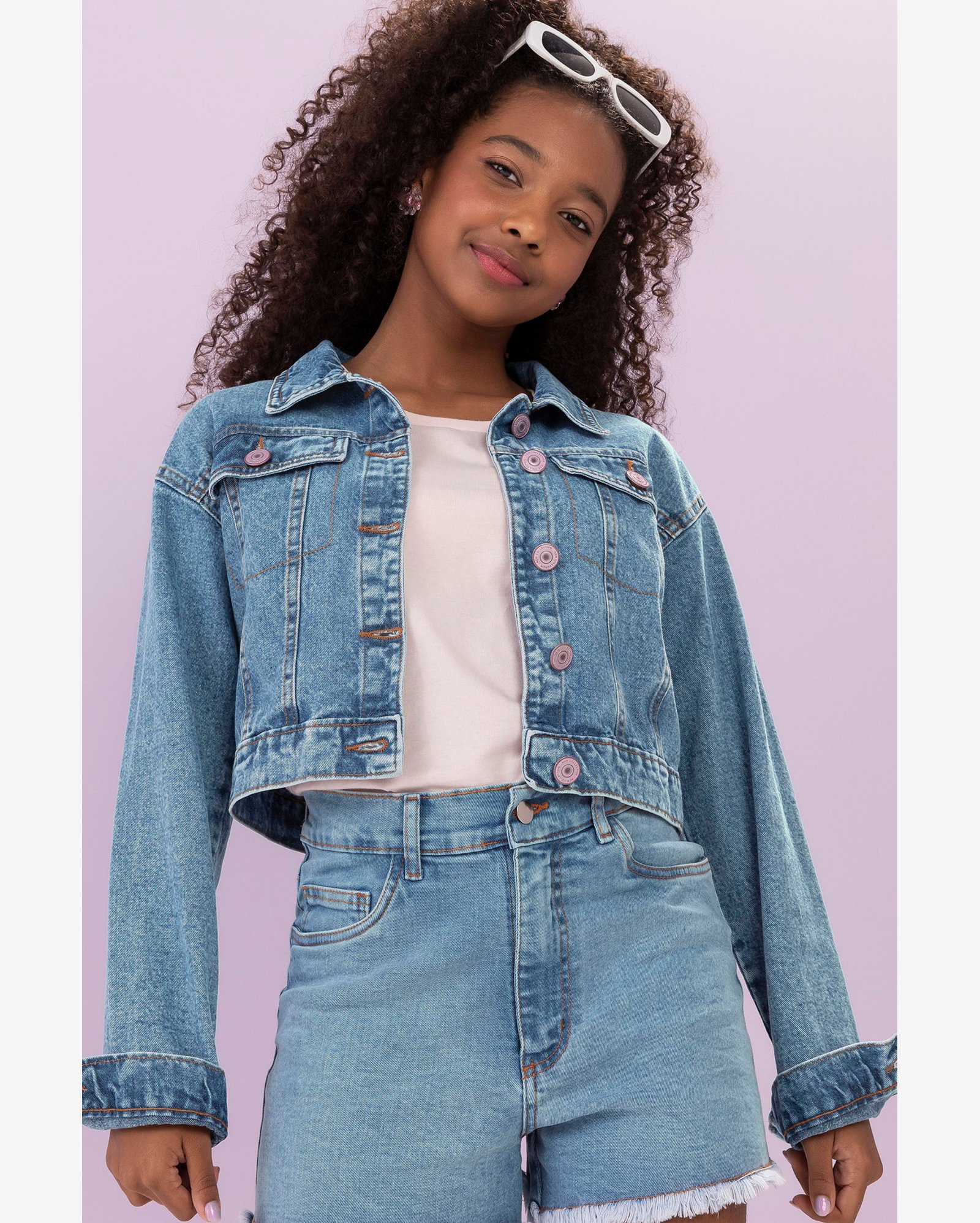 Jaqueta Bomber Jaqueta Lunender Jeans Lunender Jaqueta Bomber