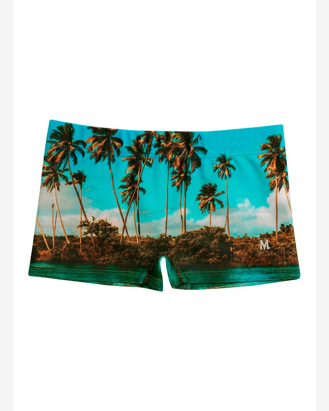 Sunga Boxer Mash 310.94 Infantil Estampa Paisagem FPS 50 Poliéster T. P/GG