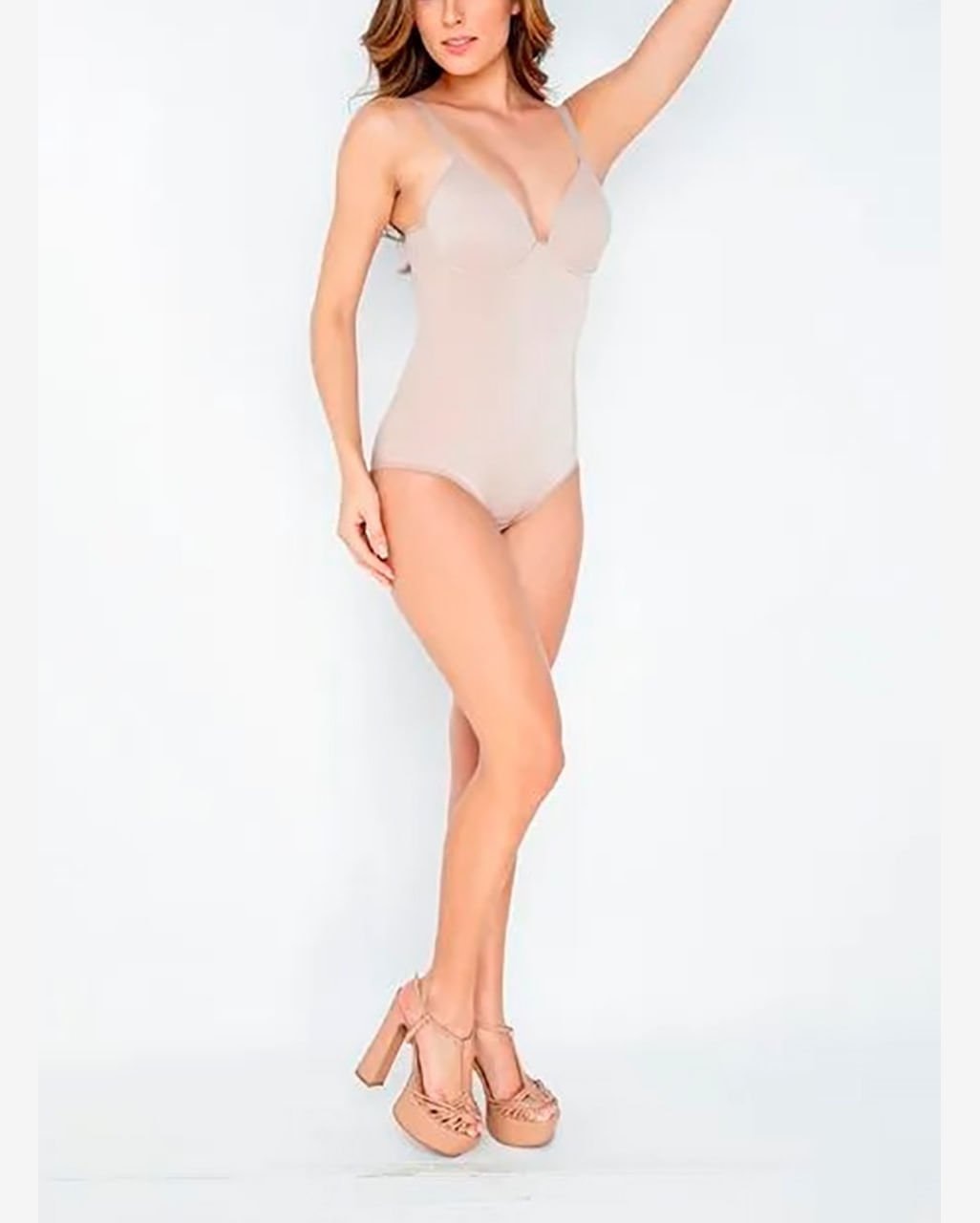 Body Modelador Dilady 302501 Curves Alta Compressão Microfibra T. 42/50