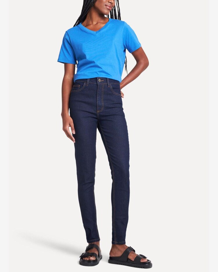 Calça Jeans Simples Reserva 81091 Feminina Skinny Algodão 36/48  Riachuelo