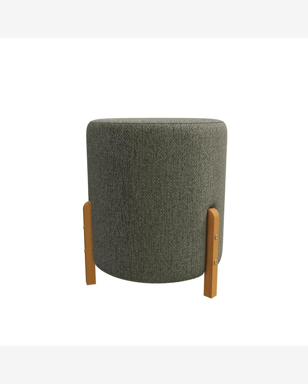 Puff Ravi Kappesberg Linho Verde Malva
