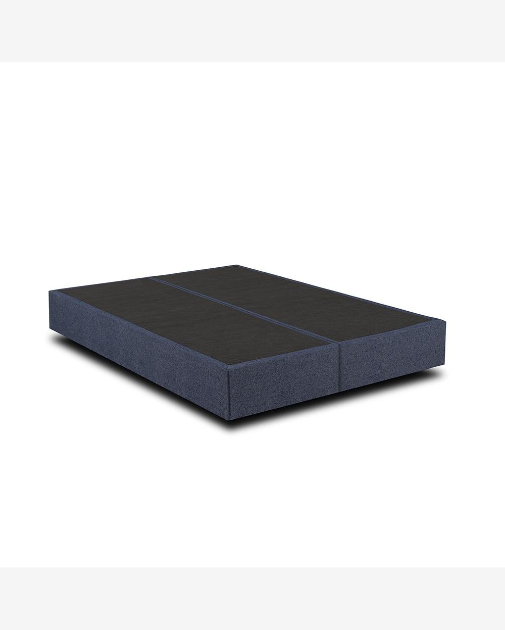 Base Sommier Cama Box Queen Kappesberg Linho Jeans 158x198