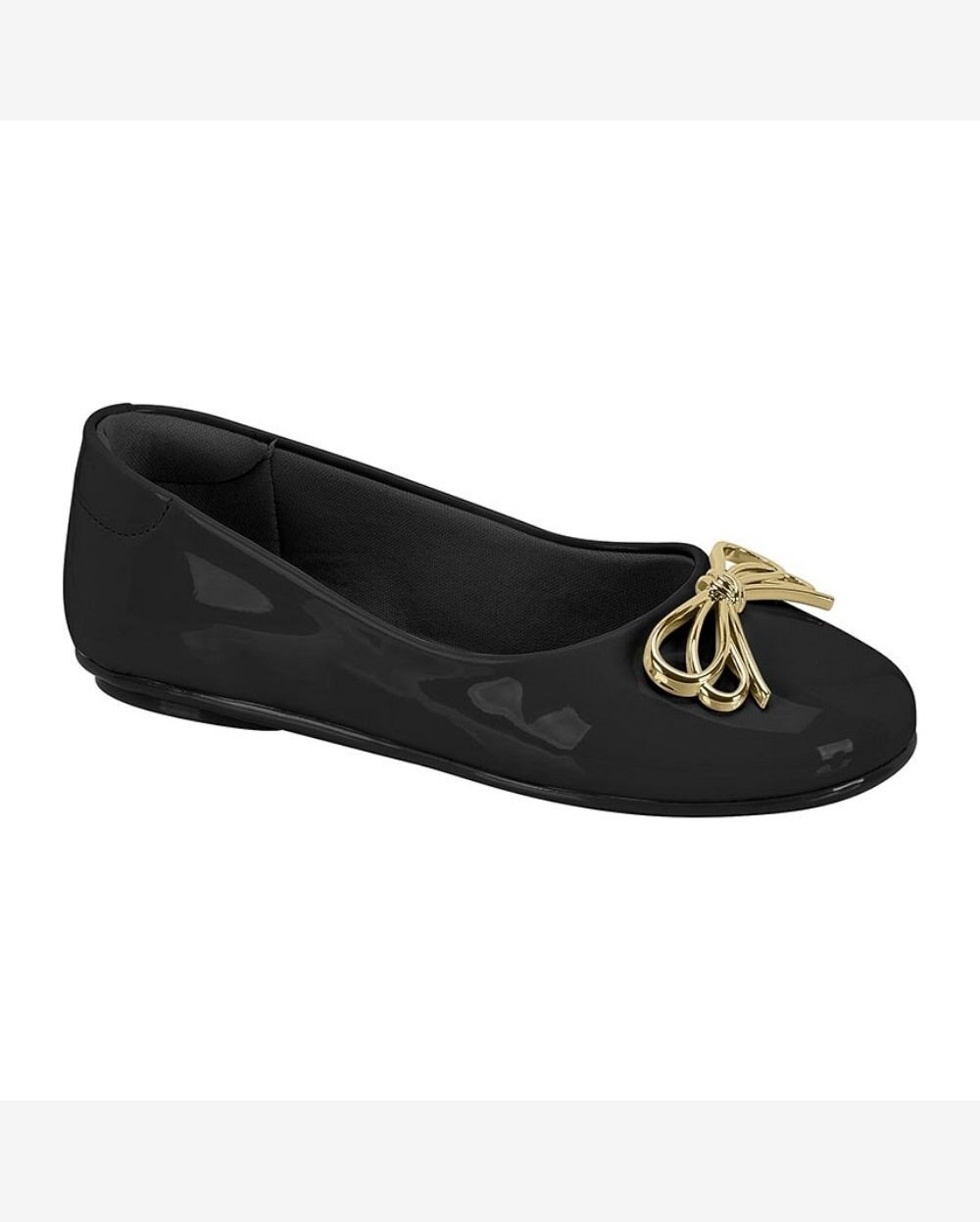 Sapatilha Infantil Verniz Preto Molekinha 2083.1142