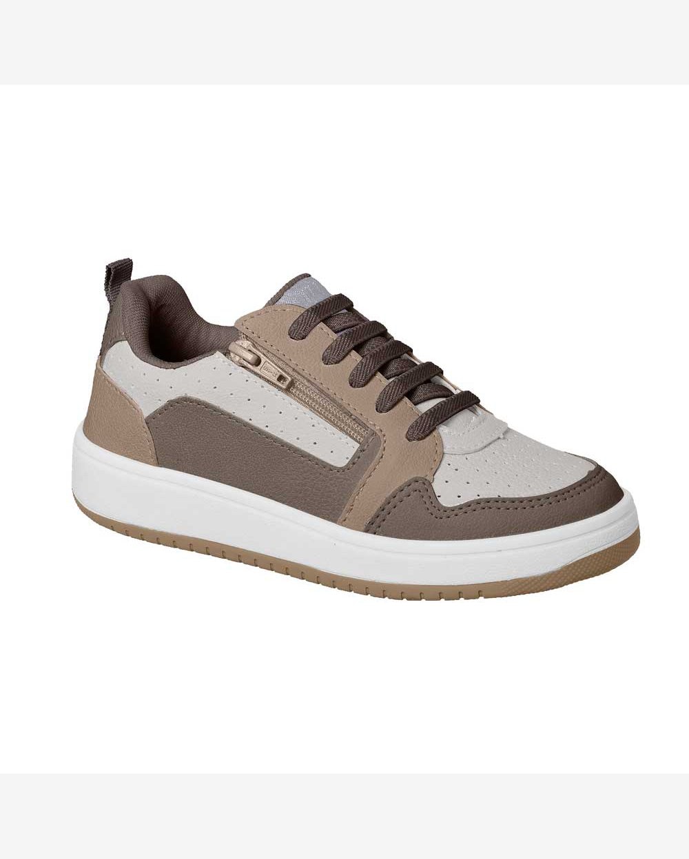 Sapatênis Infantil Yep Carinho Chocolate Natural Camin 3574-551JU