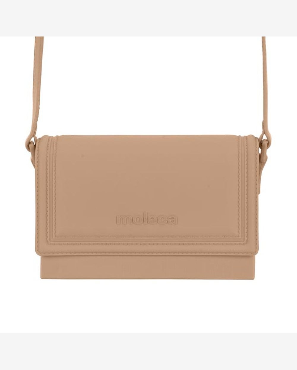 Bolsa Feminina Crossbody Nude Moleca 50057.1
