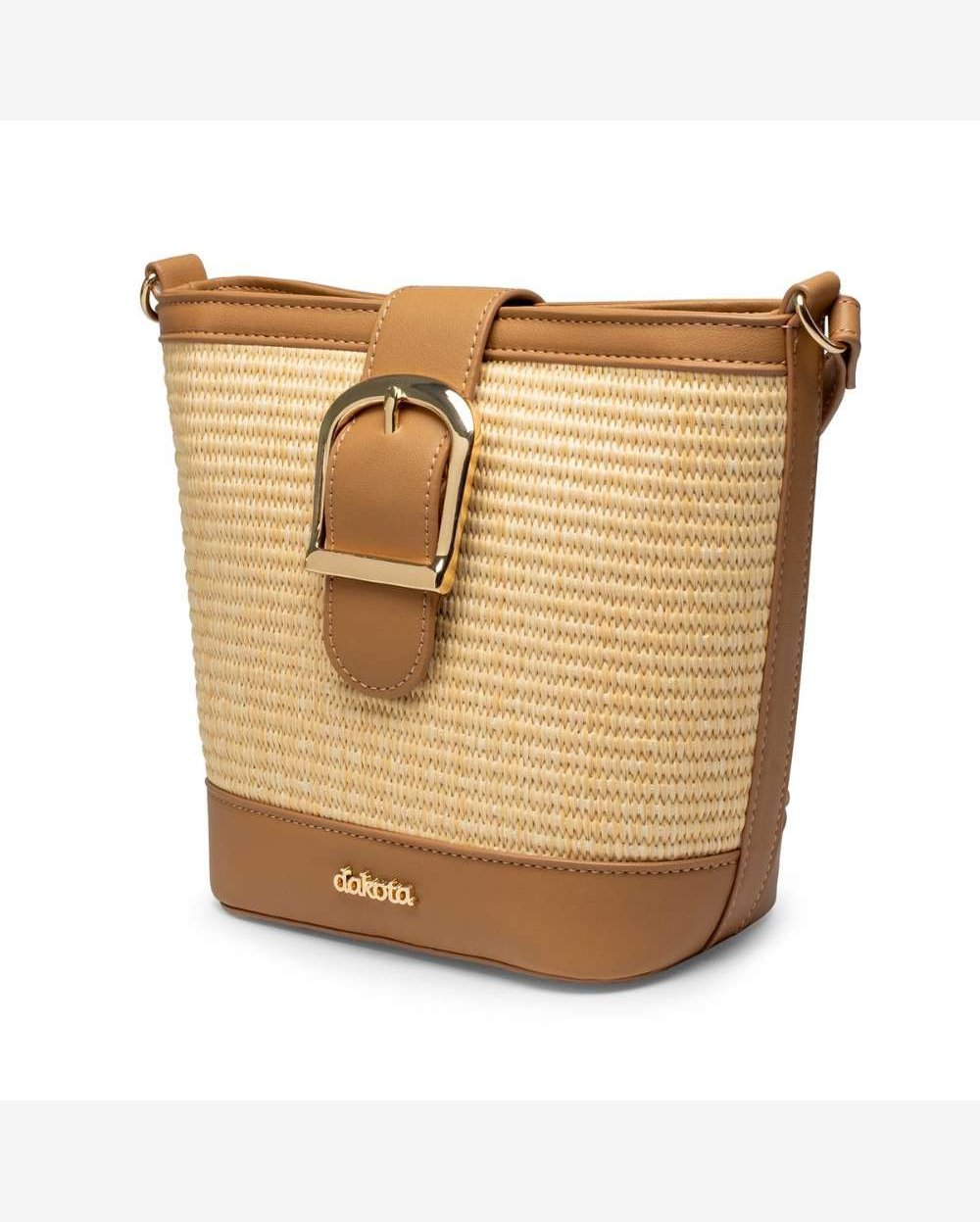 Bolsa Feminina Transversal Rafia Natural Dakota DK184-0003