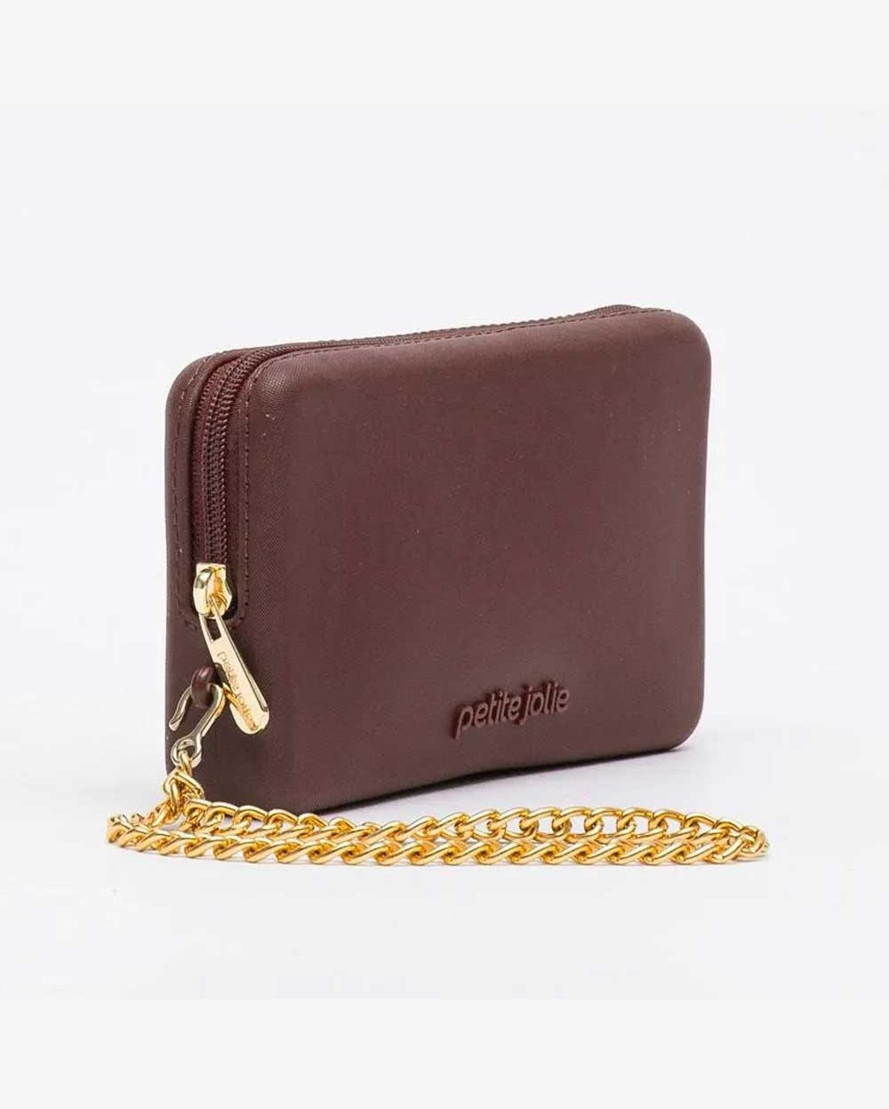 Bolsa Carteira Feminina Parker Brown Petite Jolie PJ20300