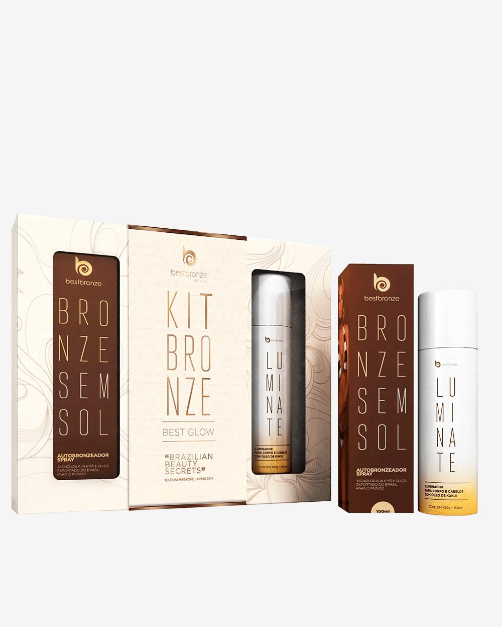Riachuelo Best Bronze Kit Bronze Glow Autobronzeador Spray