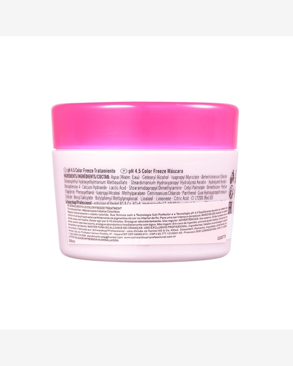 Riachuelo Schwarzkopf Professional BC pH4,5 Color Freeze Máscara 200ml