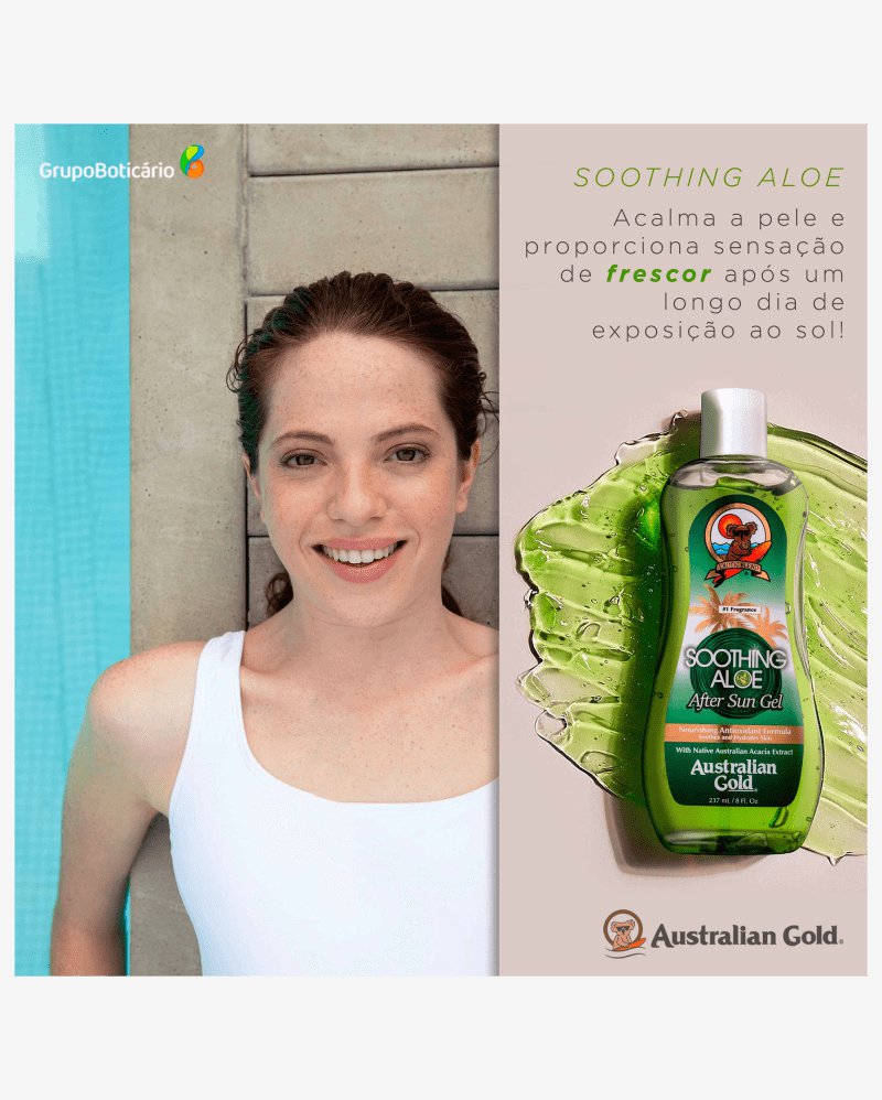 Riachuelo Australian Gold Soothing Aloe After Sun Gel Gel PósSol 237ml