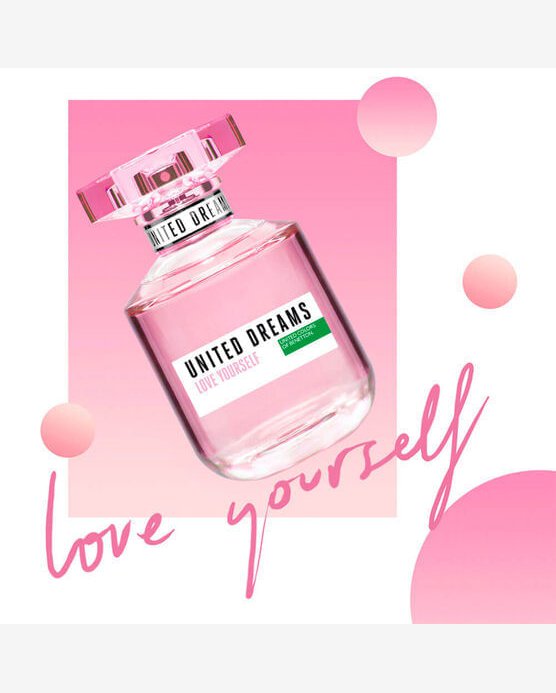 Benetton United Dreams Love Yourself Eau de Toilette - Perfume Feminino 80ml