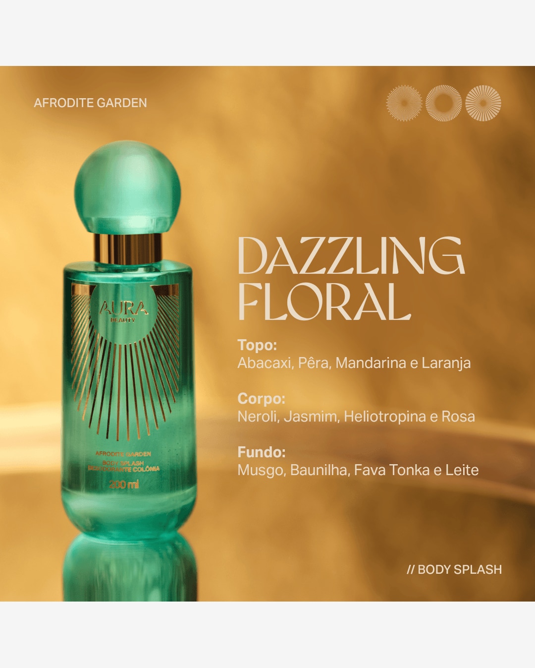 Aura Beauty Afrodite Garden - Body Splash 200ml