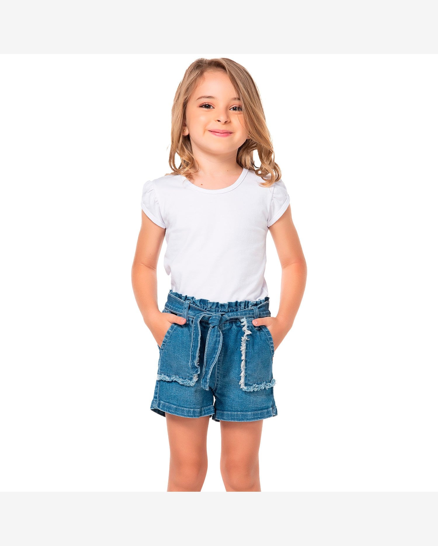 Riachuelo Short Jeans Infantil Menina Mania Kids