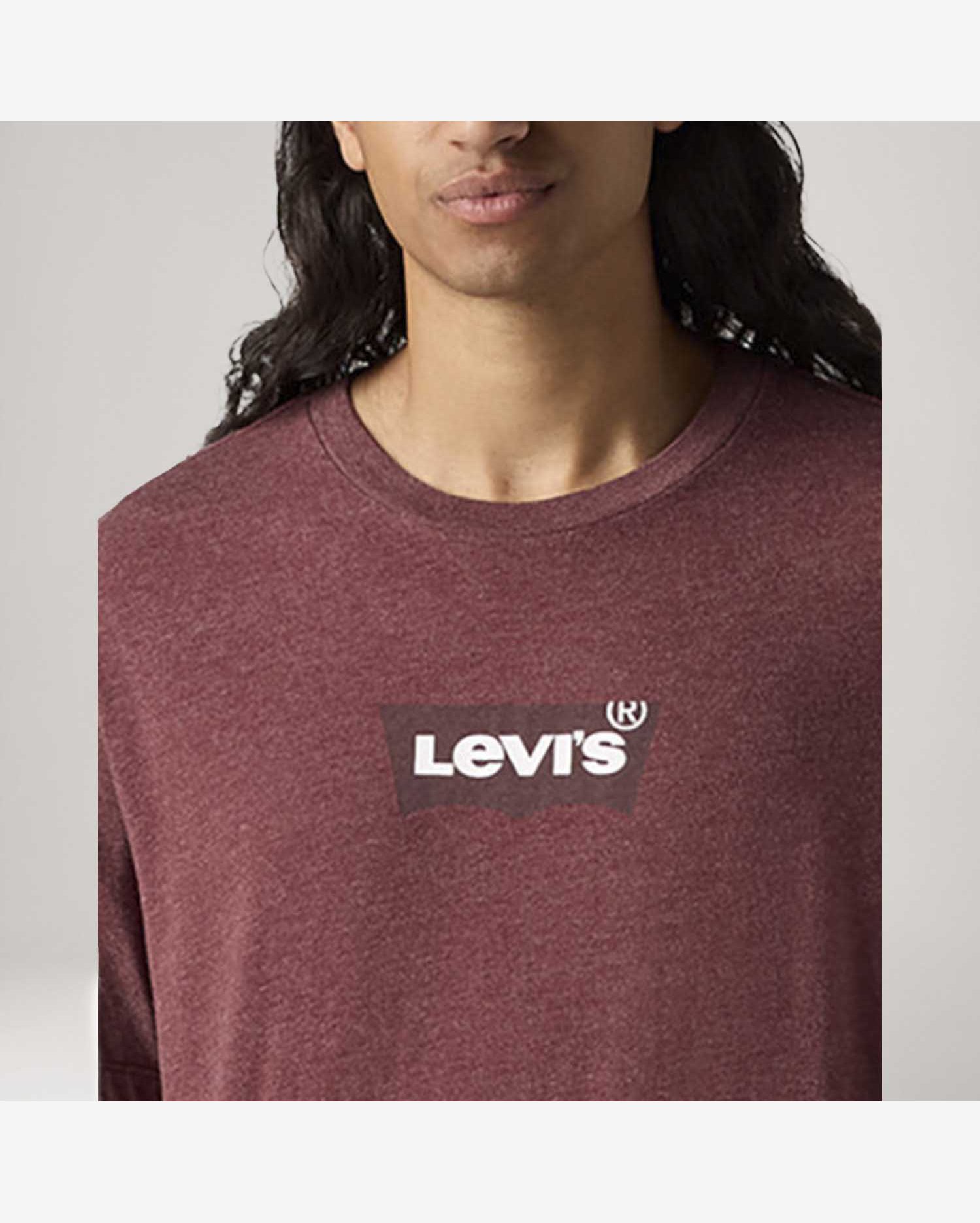 Camiseta Levi's® Graphic Crewneck Vermelha Manga Curta