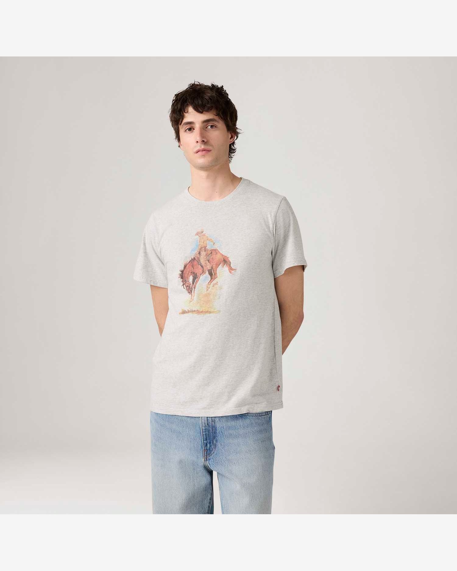 Camiseta Levi's® Relaxed Cinza