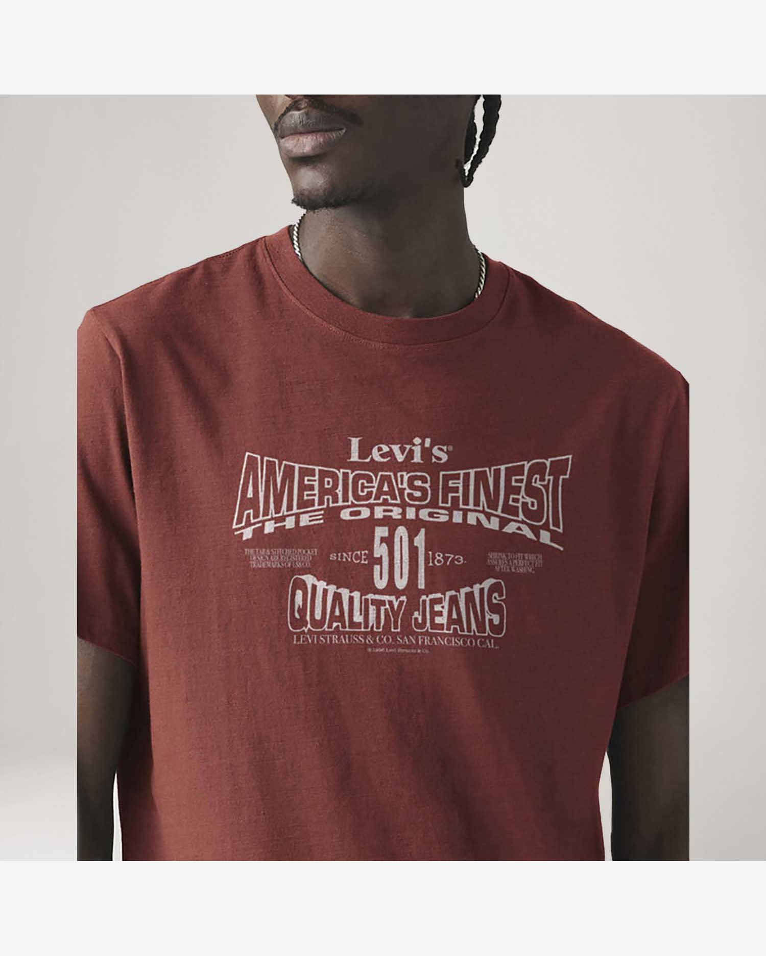 Camiseta Levi's® Relaxed Vermelha