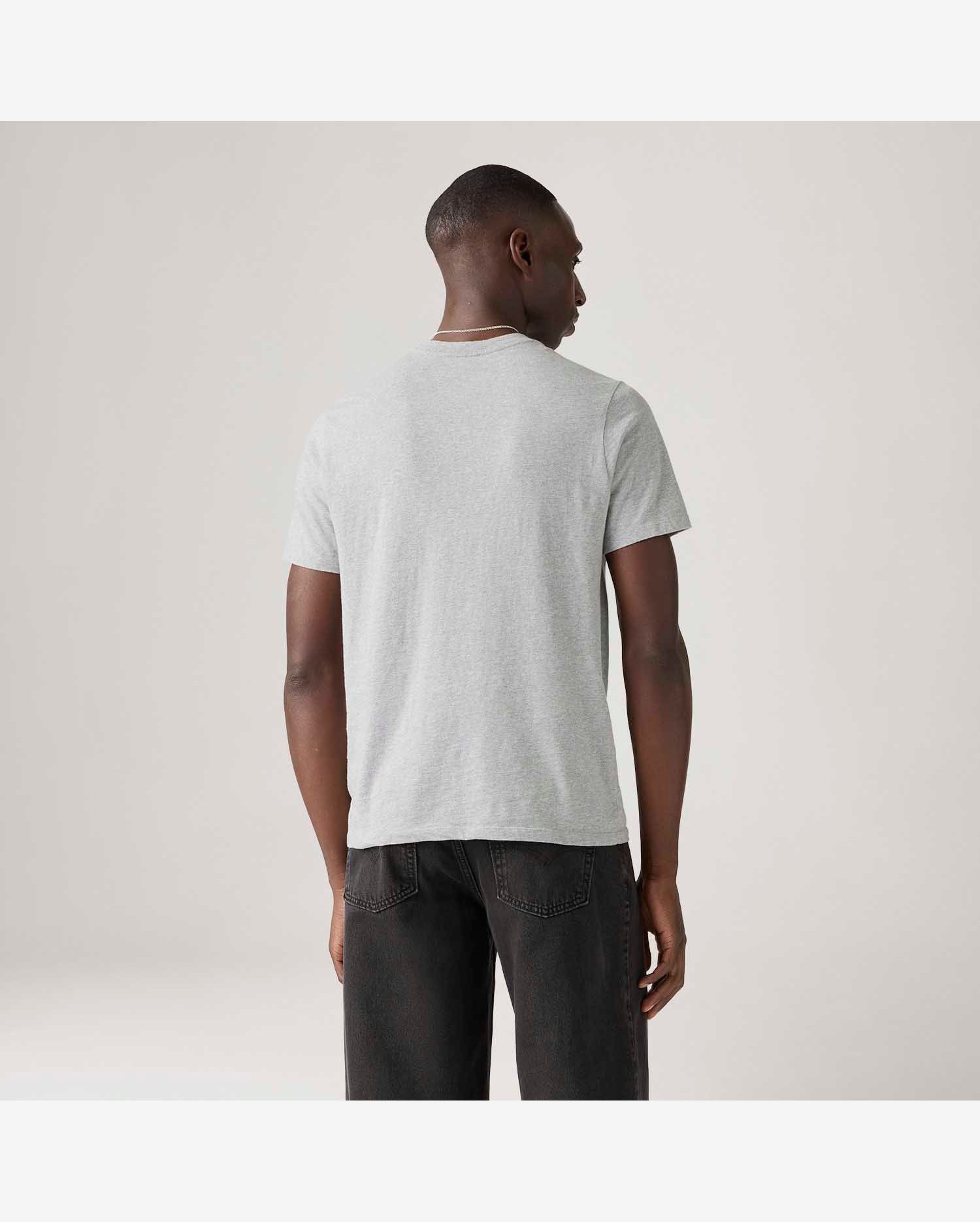 Camiseta Levi's® Graphic Crewneck Cinza Manga Curta