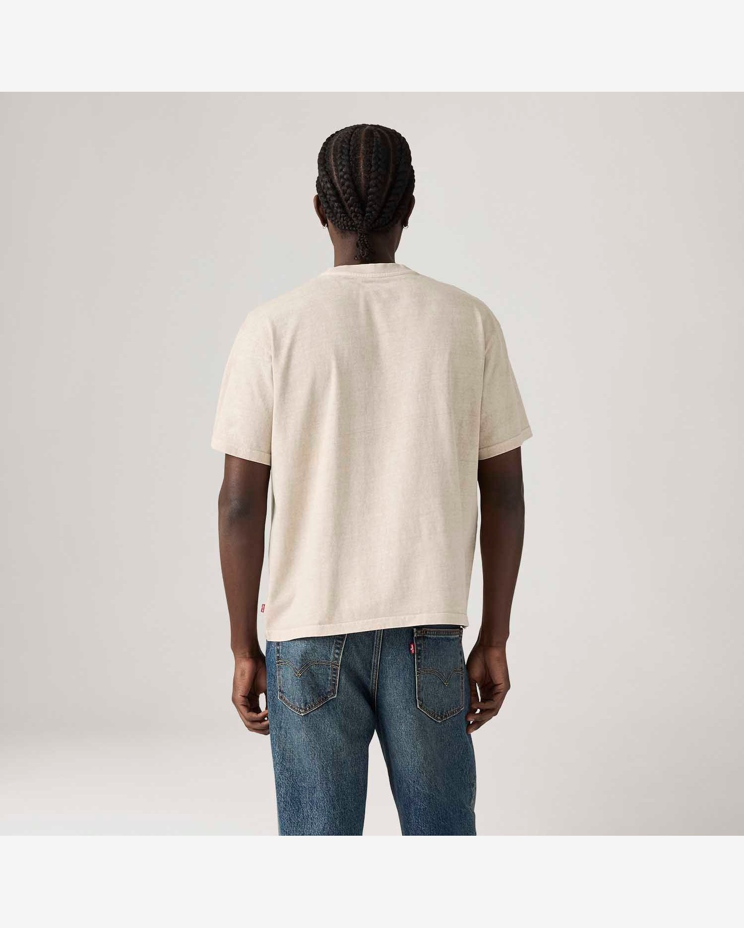 Camiseta Levi's® Cropped Manga Curta Off White