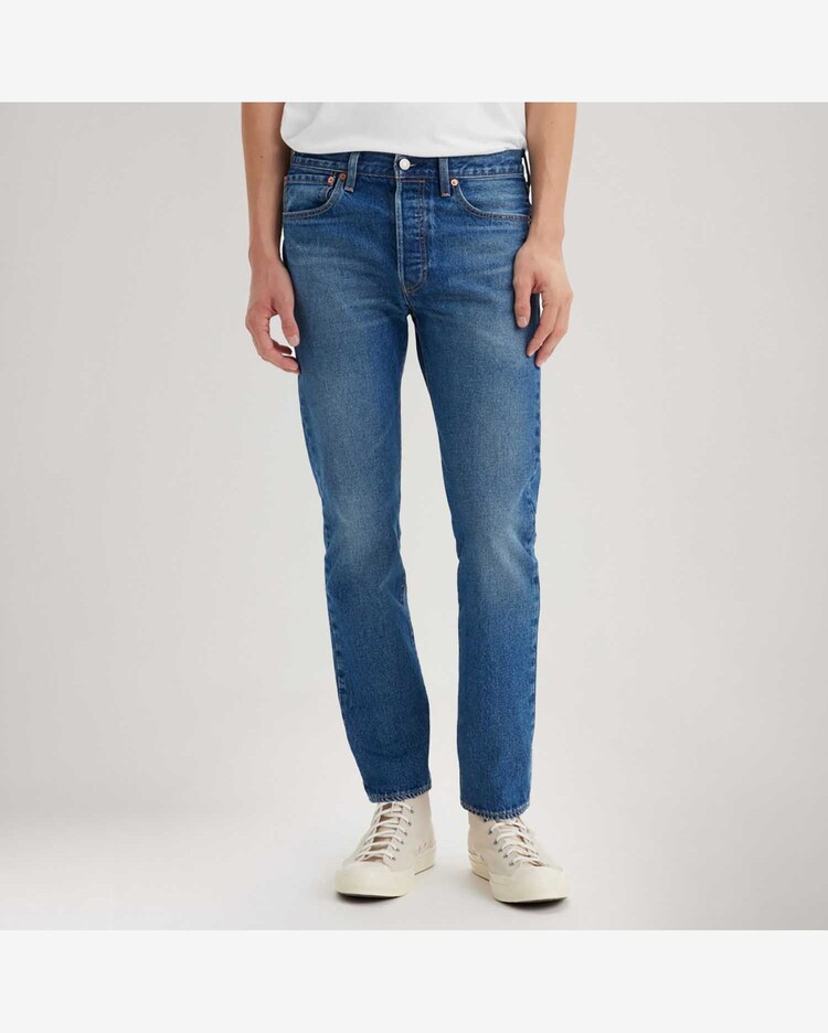 Calça Jeans Levi's® 501® Slim Taper Lavagem Escura