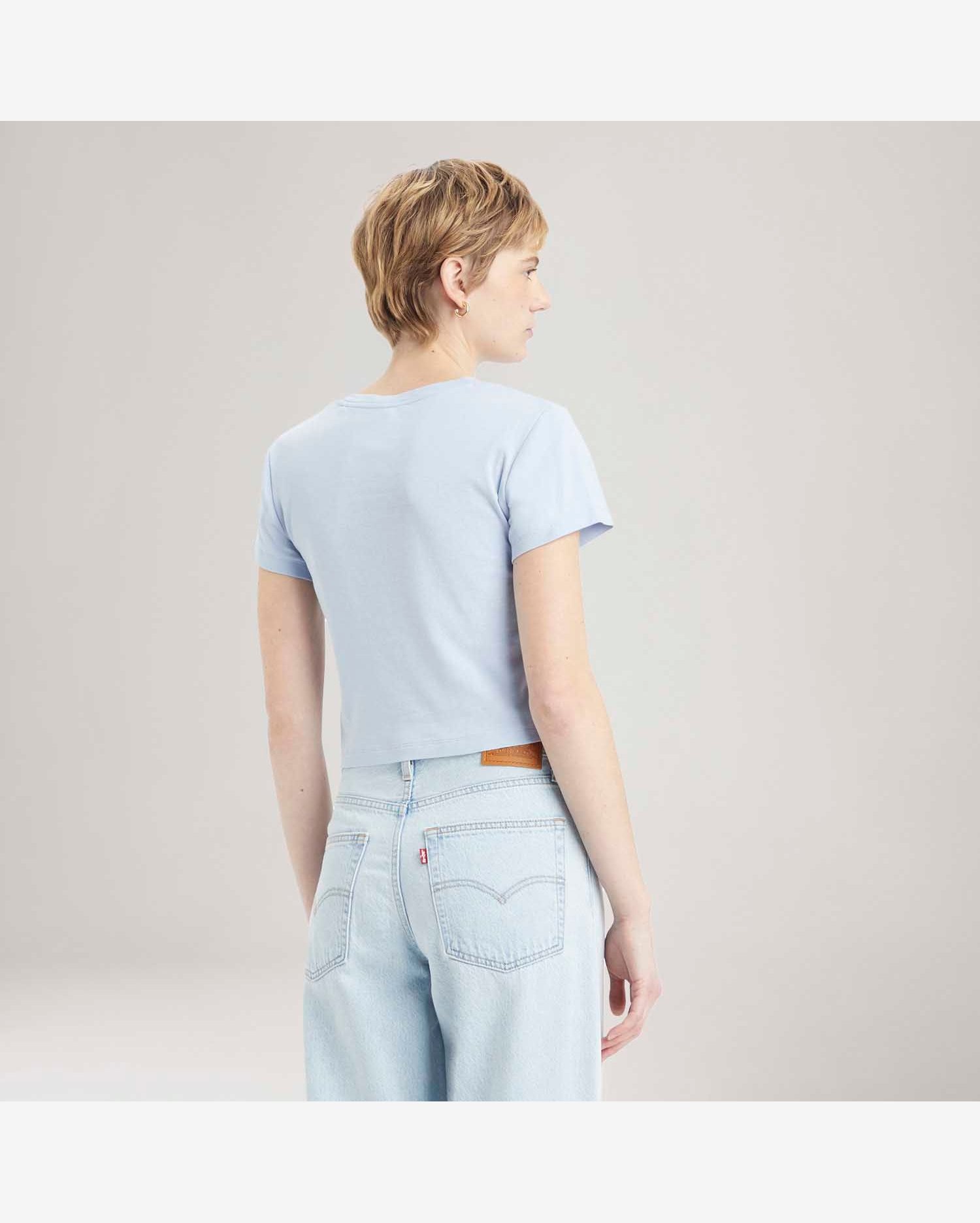 Camiseta Levi's® GR Essential Sporty Azul Manga Curta