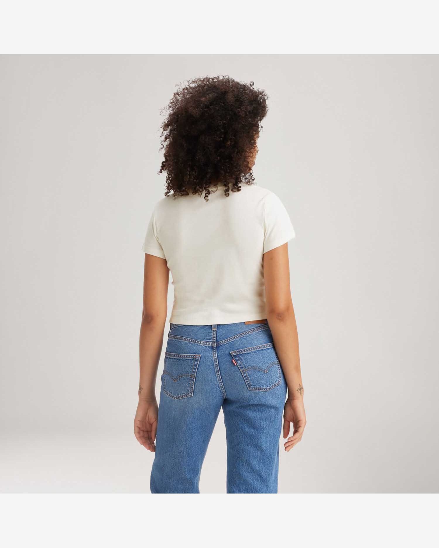 Camiseta Levi's® GR Essential Sporty Branca Manga Curta