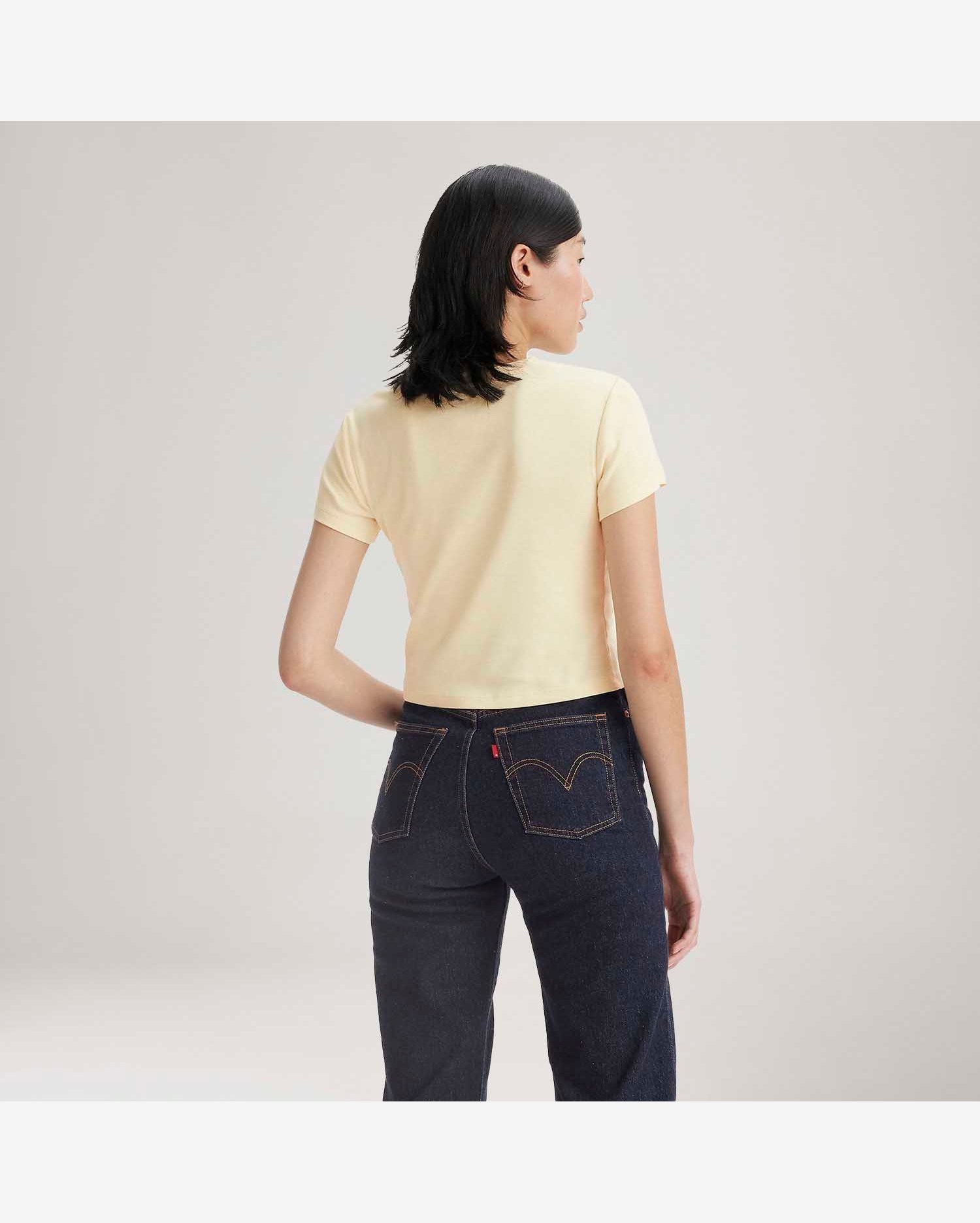 Camiseta Levi's® GR Essential Sporty Amarela Manga Curta