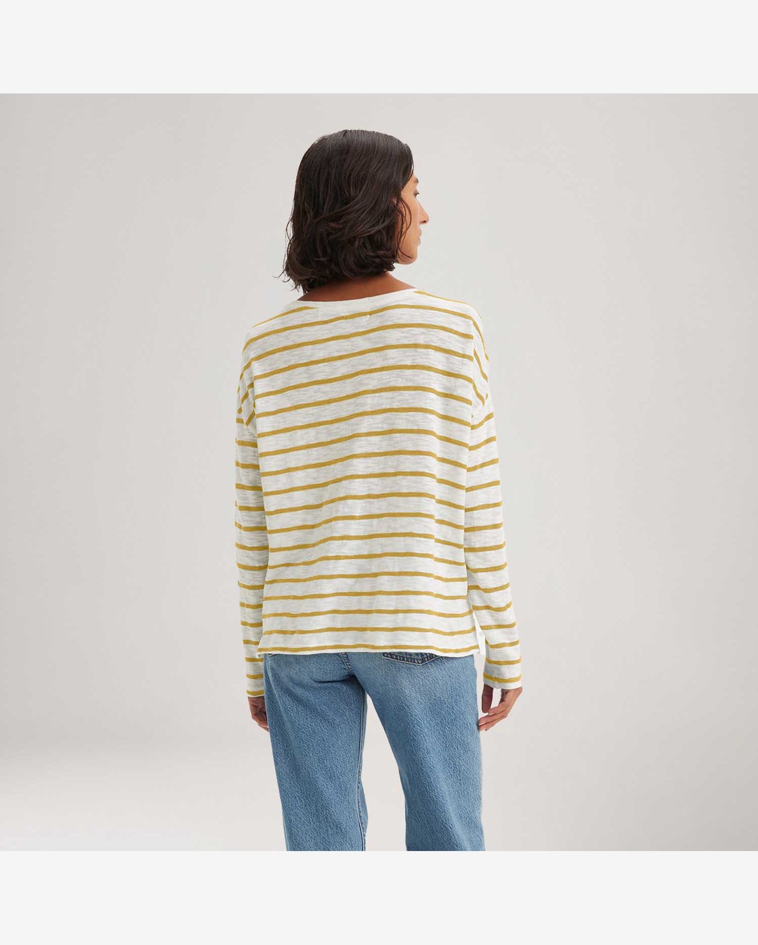 Blusa Levi's® Margot Amarela Manga Longa