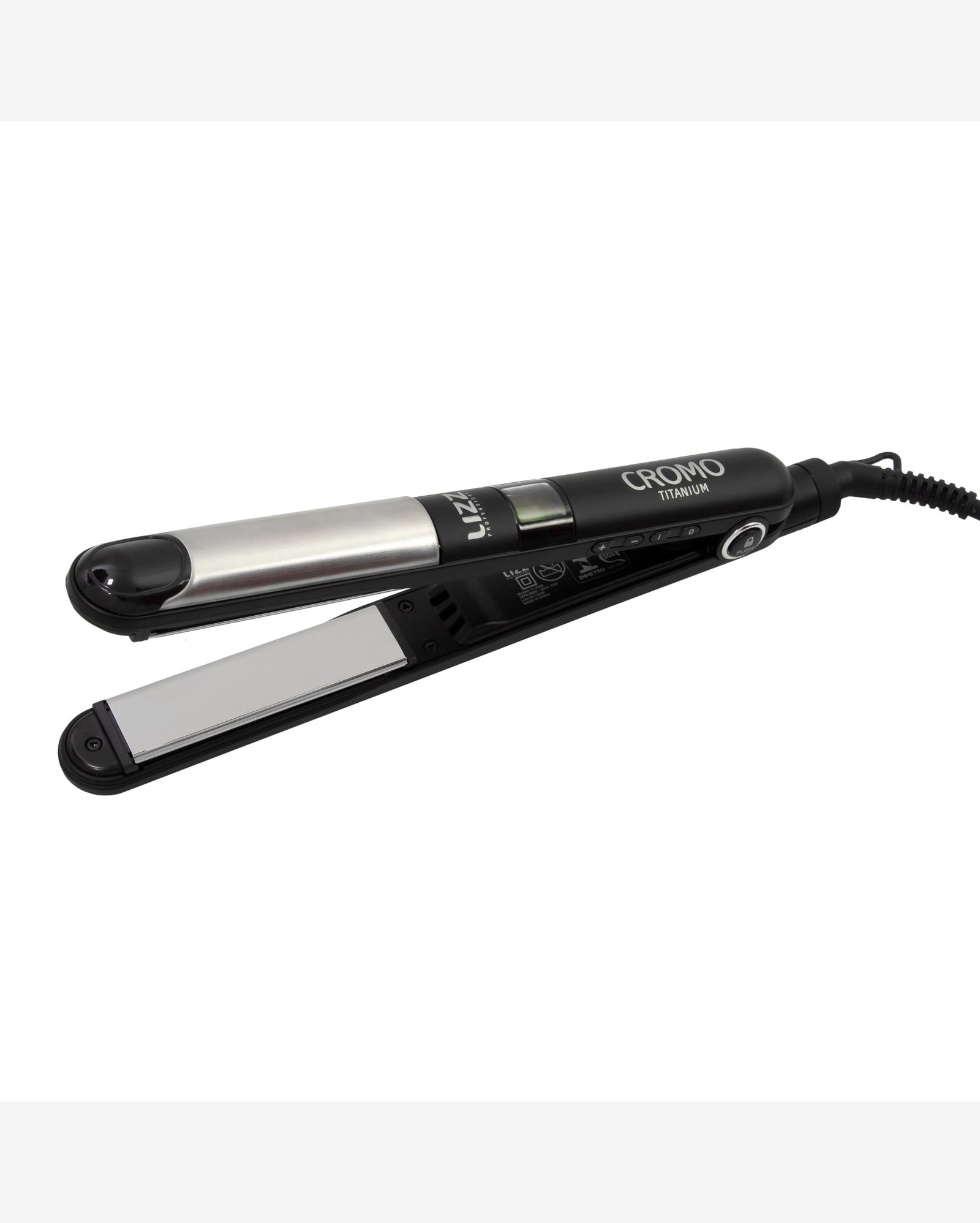 Prancha Alisadora Cromo Titanium 2 em 1 Alisa e Modela 230ºC/450ºF - Lizz Professional