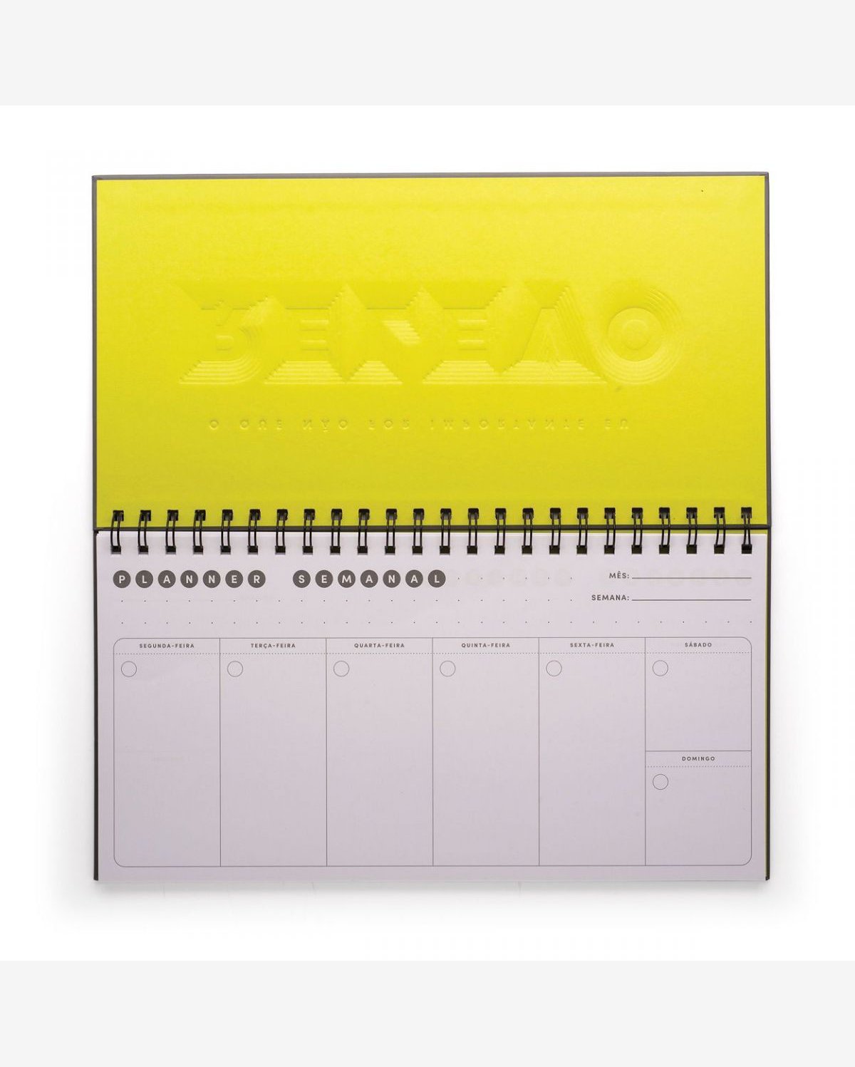 Riachuelo Planner Semanal Relevo