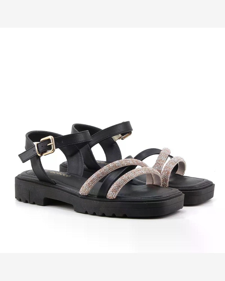 Riachuelo Sandália Bebecê Tratorada T2217-175 Preto