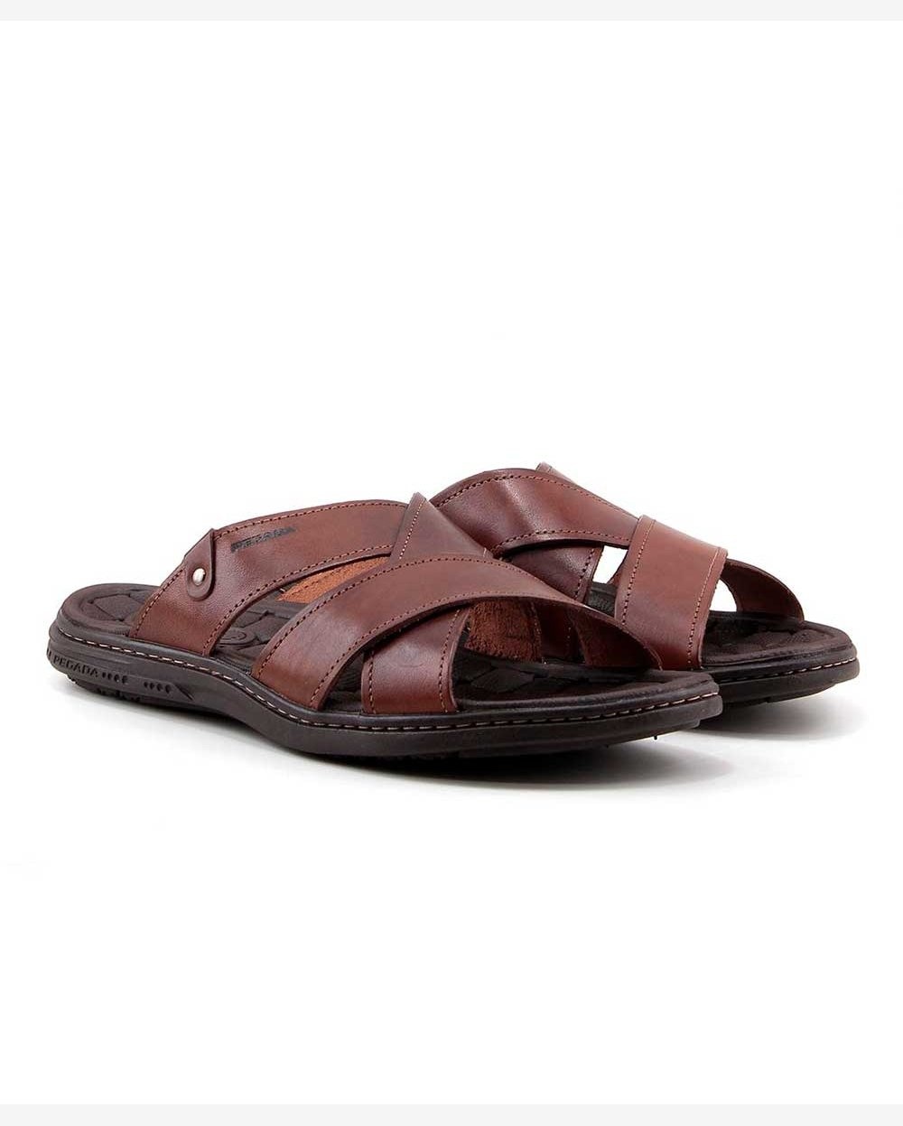 Chinelo Pegada em Couro 131285 Pinhao