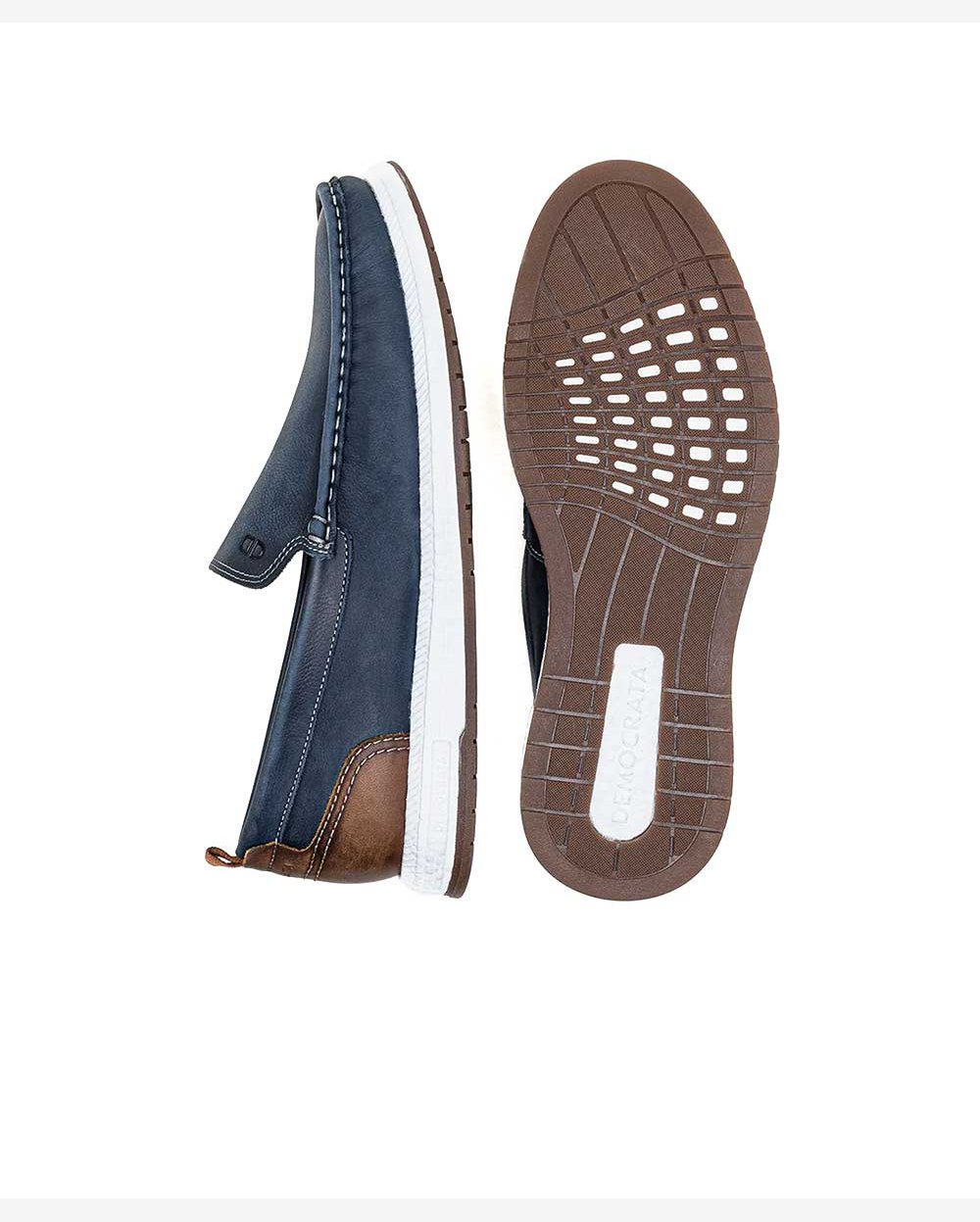 Mocassim Masculino Democrata Flop Pulse Marinho