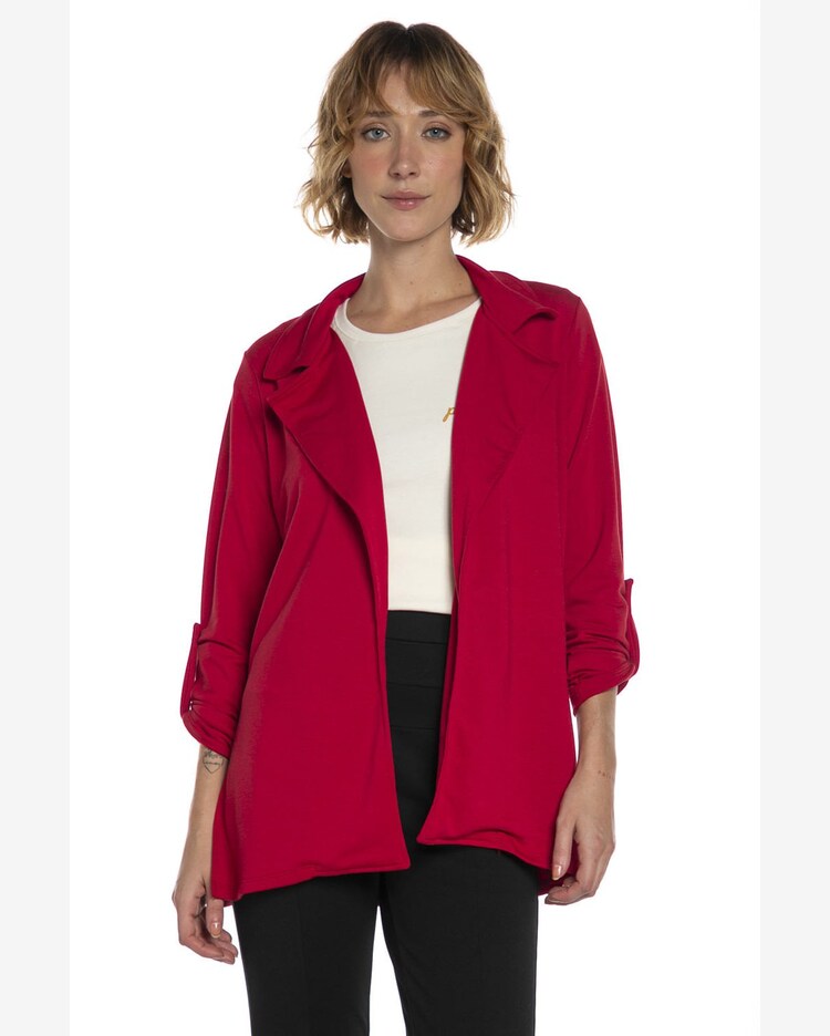 Casaco Feminino Moletinho Liso Polo Wear Vermelho Escuro