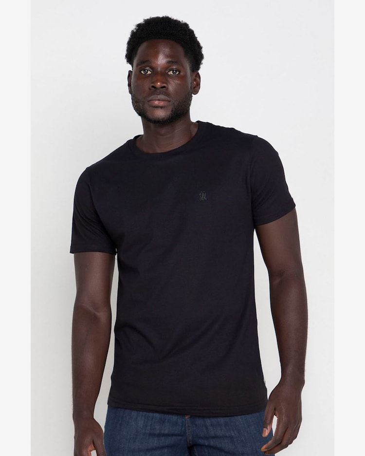 Kit Camisetas Basicas Masculinas Algodão Polo Wear Preto Preto Riachuelo