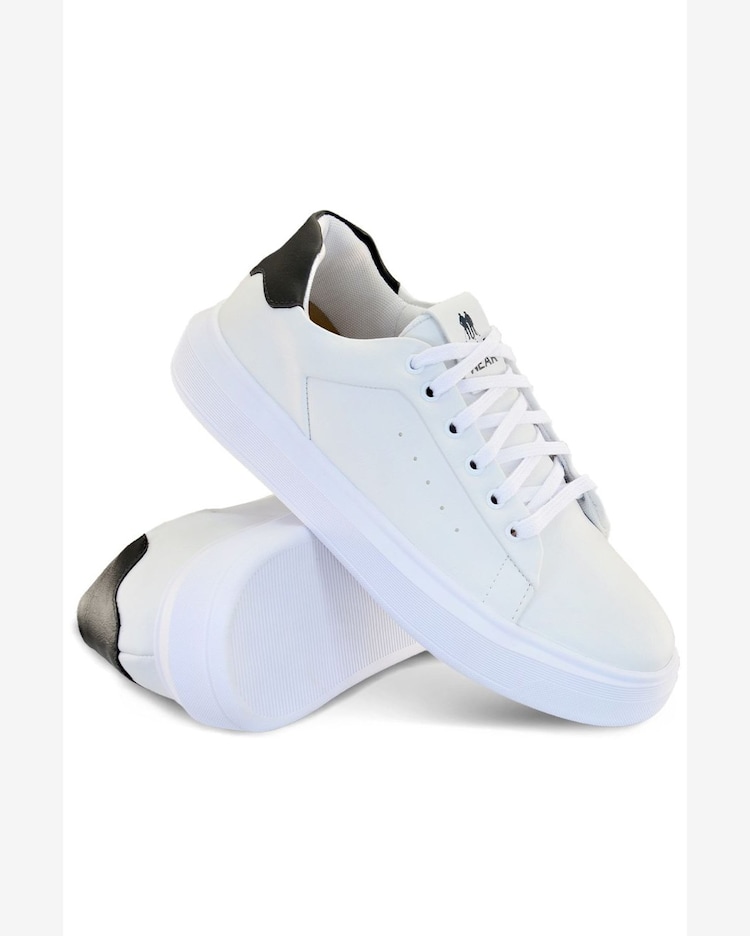 Riachuelo Sapatênis Casual Pu Masculino Polo Wear Branco