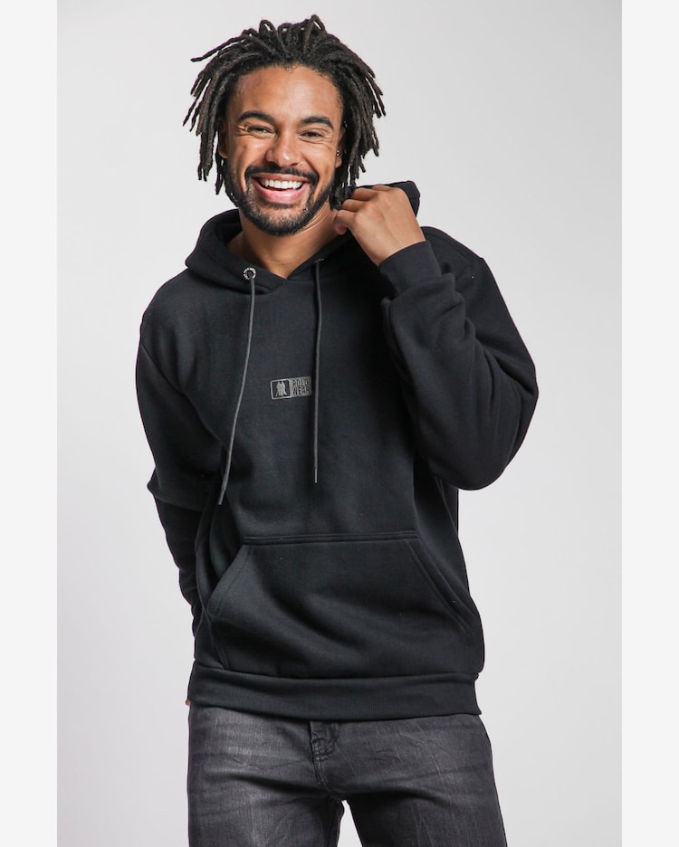 Blusa Masculina Moletom Canguru Polo Wear Preto Riachuelo