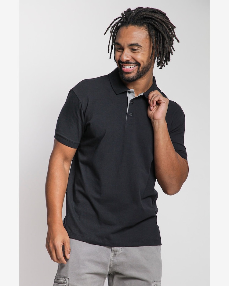 Riachuelo Polo Masculina Joy Básica Polo Wear Preto