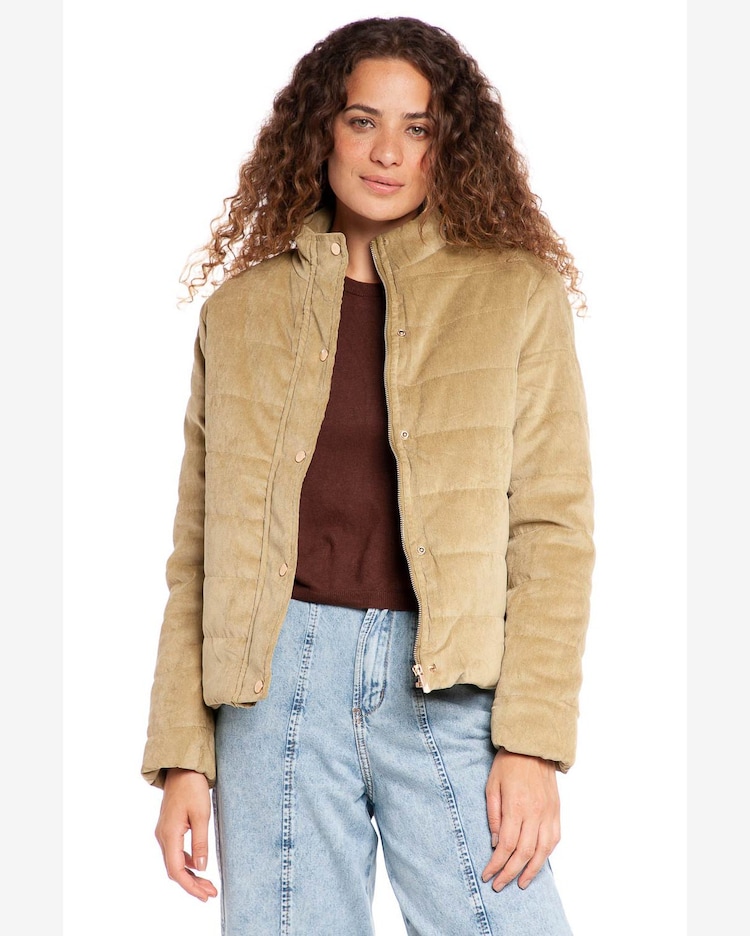 Jaqueta Feminina Nylon Puffer Lisa Polo Wear Verde Médio Verde Médio  Riachuelo