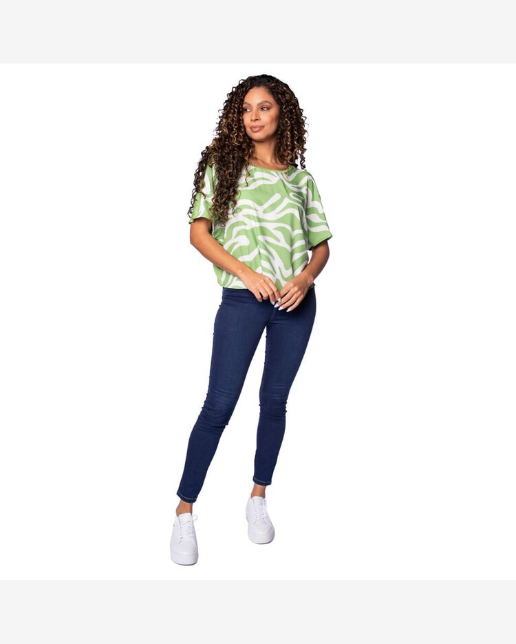 Blusa Feminina Cativa Amarração nas Costas Verde Verde Riachuelo
