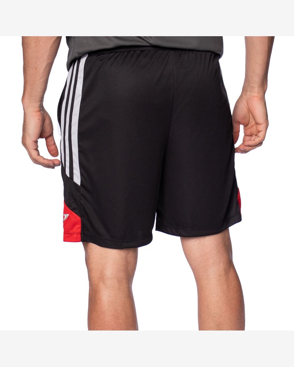 Bermuda Masculina Poker Seaside Dry Active Preto/Vermelho Preto/vermelho  Riachuelo