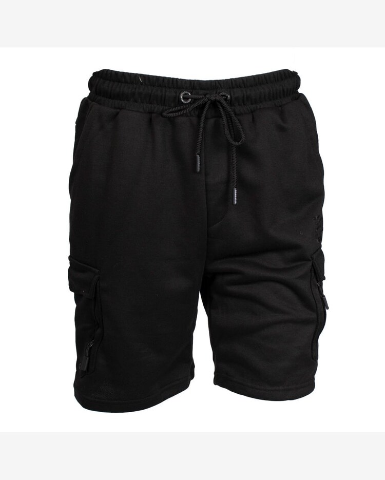 Riachuelo Bermuda Masculina Gangster Cargo em Moletom Preto - Main Image