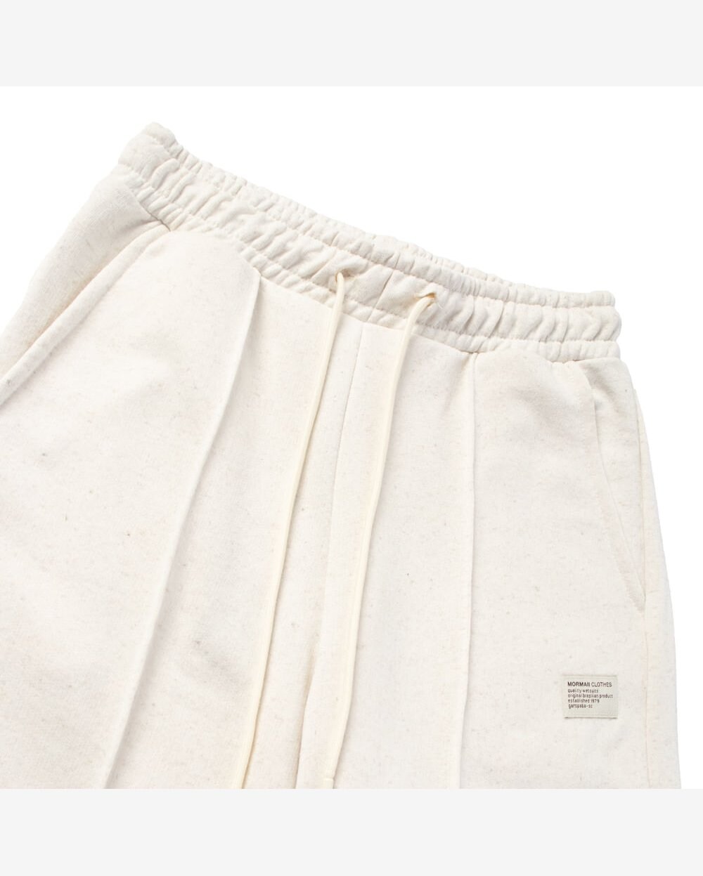 Calça de Moletom Feminina Mormaii Wide Leg Areia