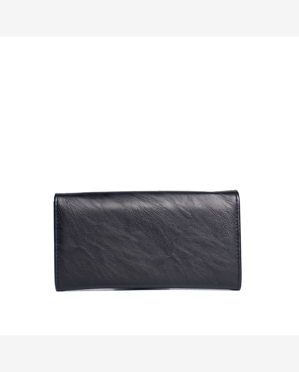 Carteira Feminina WJ Alongada Logo Preto