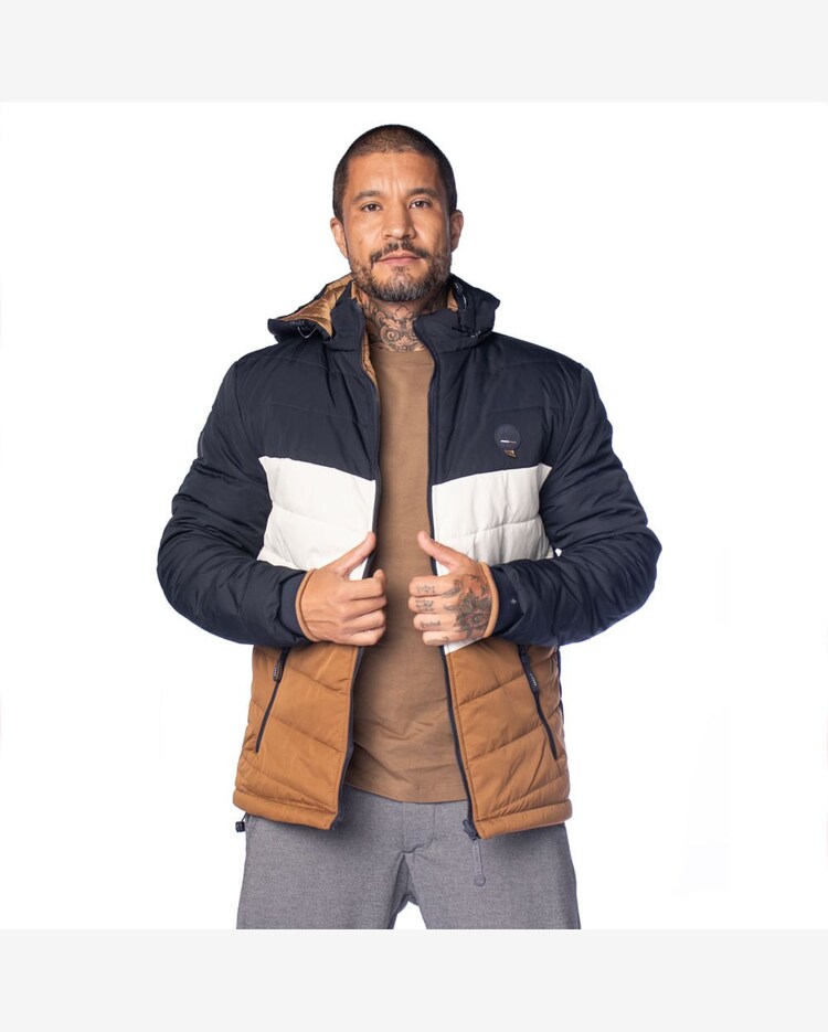 Riachuelo Jaqueta Masculina Gangster Puffer Reversível Marinho