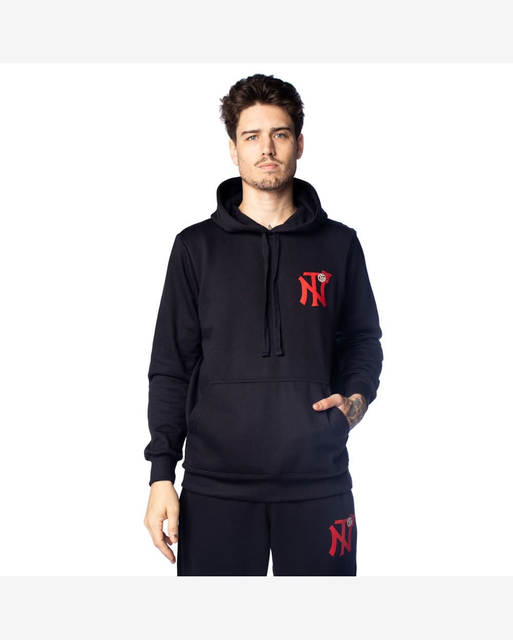 Moletom Masculino Over Surf Logo Preto