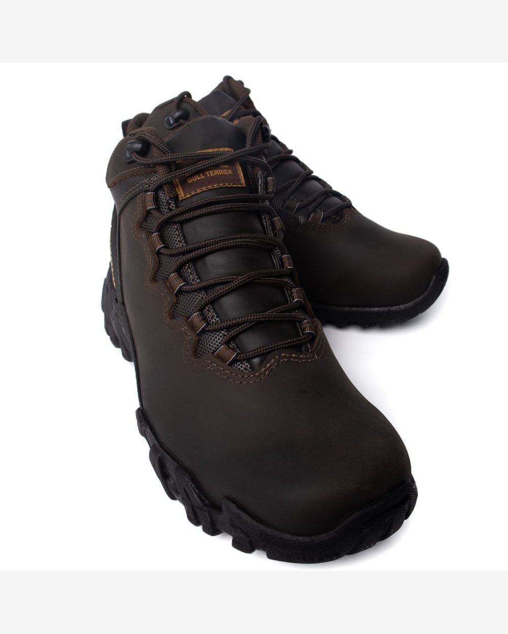 Bota Masculina Bull Terrier Dakar Couro Estável Marrom