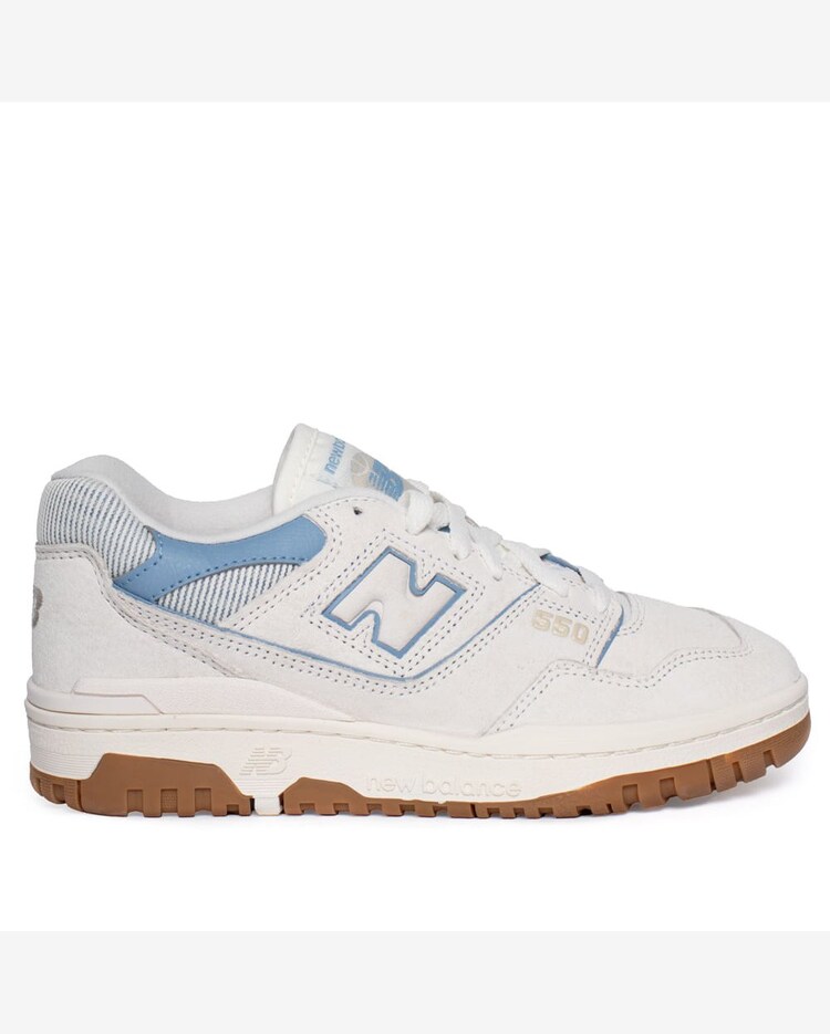 Riachuelo Tênis Feminino New Balance 550 Retrô Casual Cinza Azul