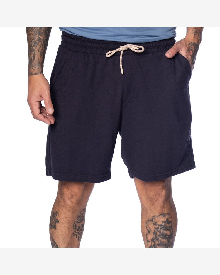 Riachuelo Bermuda Masculina Gangster Moletom Leve Marinho